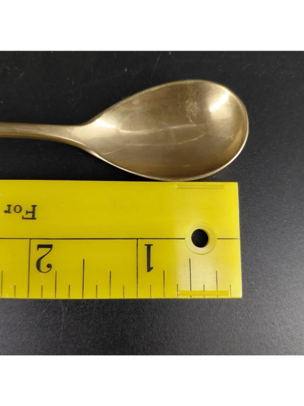Dirigold Regal Long Handle Spoon Set 2 Dirilyte Alloy Satin Ice Tea Coffee Cream
